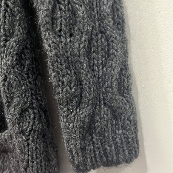 Anthropology Elsamanda Long Knitted Cardigan Sweater Jacket Wool Alpaca Blend M - Picture 5 of 13